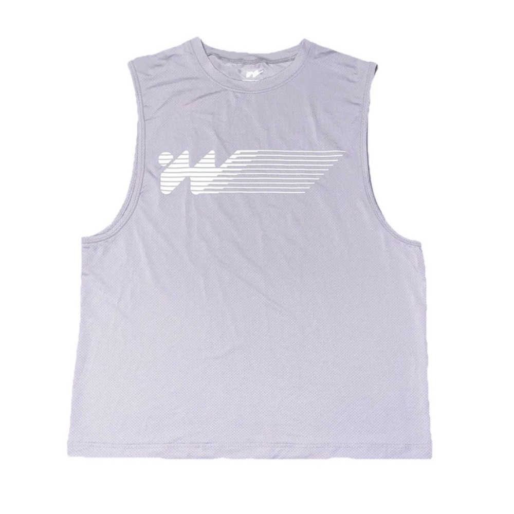 Without Walls Men’s Light Purple Logo Tank Small NWOT